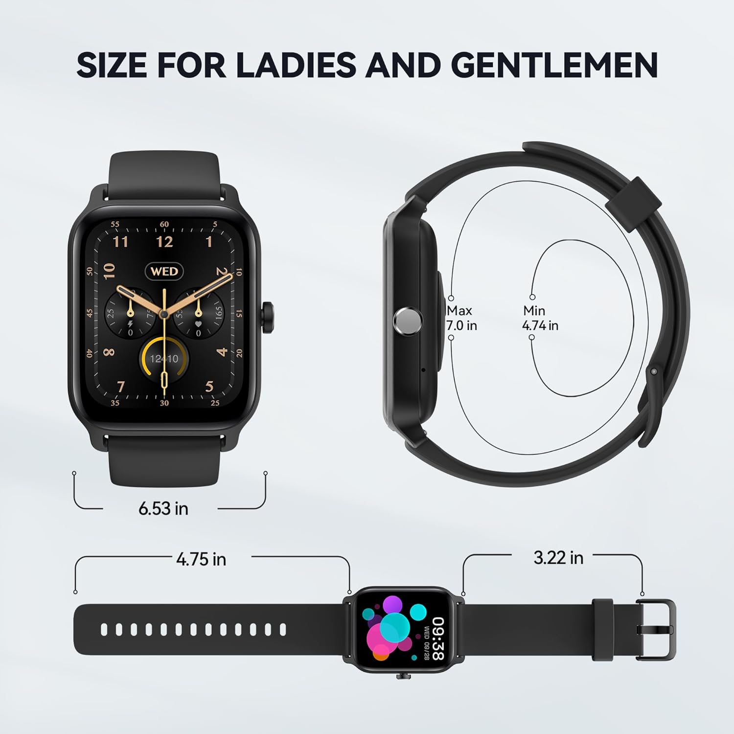 Smart Watch for Men(Answer/Make Call),Alexa Built-in,1.8Fitness Tracker with Heart Rate Sleep SpO2 Monitor,100 Sport Mode,5ATM Waterproof,Activity Trackers and Smartwatches for iOS and Android Phones